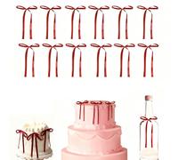 12 Pcs Bow Cupcake Toppers，Reusable，Princess-Style Cake Decoration，High Footed Cup Balloon Wall Party Decorations，Children's Party Decorations, Bridal Wedding Supplies, Princess Party Supplies