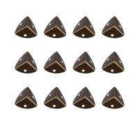 12 Pcs Box Corner Protector Antique Iron Vintage Brown Guard