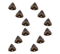 12 Pcs Box Corner Protector Iron Antique Brown for Wooden Chest