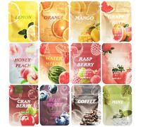 12 Pcs Breathing Necklace Flavoured Filters,12 Flavors Soft Cotton Core for Breath Practice Calming Relaxation and Focus