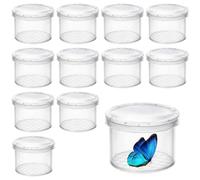 12 Pcs Bug Hunting Kits, Plastic Bug Catcher, Portable Catcher Toy for Adult Bug Catcher Suitable for Outdoor Exploration, Sch00l Projects, Nature Study Magnify