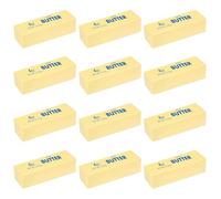 12 Pcs Butter Squishy Fidget, Super Soft Butter-Shaped Slow Rising Squeeze, Stress Relief Anxiety Relaxation Squishies, Ideal for Birthday Gifts, Party Favors and Classroom Prizes (12, Yellow)