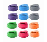 12 Pcs Can Lids for Fizzy Drinks, Reusable Silicone Soda Can Lids, Spill-Proof Can Covers for Drinks Cans for Standard Size Cans Fizzy Drinks Soda Beer Energy Drink Juice Coke