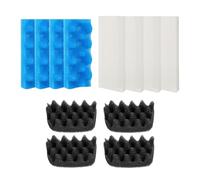 12 Pcs Canister Filter Media Compatible with Fluval 306 307, Aquarium Bio Foam Replacement Pads
