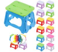 12 Pcs Canvas Stands for Mini Canvas Feet Risers Plastic Non-Slip Mini Canva Feet Risers Solid Color Plastic Paint Pouring Tools Miniature Holder Tools for Fluid Acrylic Pouring Paint Supplies