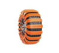 12 pcs Car Snow Tire Chains for BMW 2 Series Gran Coupe F44 2020 2021, Reusable Adjustable Anti-Snow Chains with Grip Particles, Wear-Resistant Emergency Chains for Winter Driving,B Orange