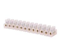12 Pcs CH2 Spring Wire Connectors 3/5/10/15/20/30/60 AMP Electrical Cable Clamp 2 Pin Push-in Quick Terminal Block Connector LED Strip Light wire connectors No Screw No Welding (10-5 Amp)