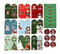 12 pcs Christmas Money Wallets and Envelopes, for Funny Cash Gifts | Christmas Card Wallets With Envelopes, Money Wallets for Cash Gifts, Includes Stickers, For Gift Giving And Secret Santa