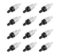 12 PCS Clear Plastic One Way Aquarium Air Pump Check Valves Non Return for Fish Tank