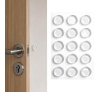 12 PCS Clear Silicone Bumper Pads, Self Adhesive Rubber Feet for Furniture, Soft Close Dampers and Door Handle Protectors, Noise Dampening Cabinet Bumpers for Drawers, Glass Tops and Chopping Boards