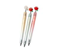 12 PCs-Color-Changing Double-Bead Quick-Drying Fun Fruit Twist Pen-Chunchen Green -0.5mm