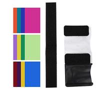 12 PCS Color for Camera Flash Kit Flash Lamp Color Card Gel Set for Photography Lighting Flash Light Temperature & Color Effects for Studio Portrait Wedding Video Professional Lighting