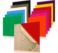 12 Pcs Coloured Acrylic Sheets for Laser Cutting, 30 x 30 cm Opaque Cast Perspex Panel Bulk, 3 mm Thick Plastic Craft Board Blank for DIY Engraving Sawing Home Decor, 12 Colour