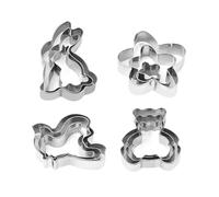 12 Pcs Cookie Cutters Set - Stainless Steel Biscuit Cutter, Heart Flower Round Star Shape Biscuit Mould, Baking Mould for Birthday, Christmas, Valentine's Day Baking