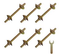 12 Pcs Countertop Connector,Table Top Fasteners,Joint Connector Drawbolt Pack, Draw Bolt Countertop Flip Connector for Joining Countertops, Butcher Blocks, Furniture, and More