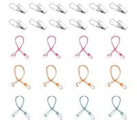 12 Pcs Cross Stitch Side Clips High Elasticity Fabric Tension Embroidery Clamp Adjustable Tools for Sewing Accessories