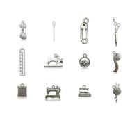 12 Pcs Cute Mini Sewing Tools Stitch Markers Knitting Locking Marker for Grandma Woman Tailor Weaving Quilting DIY Gifts Jewelry Making Accessories, Knitting Accessories,Knitting Gifts