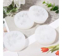 12 Pcs Daisy Flower Silicone Mold 7cm DIY Crafts for 3D Candle Making Butter Candles Resin Clay Reusable 3D Flower Fondant Chocolate Cake Cupcake Topper Decoration Mold(12pcs)