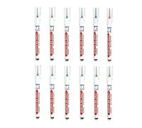12 PCS Deep Hole Marker Pen,20mm Long Nib Marker Pen,Waterproof Multi-Purpose Permanent Marker Pens,Construction Marker Pens,Colorful Marking Carpenter for Woodworking And Carpenters Builders Hardware