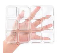 12 Pcs Door Stopper Wall Protector, Heavy Duty Self Adhesive Door Stopper Bumpers, Shock Absorbent Rubber Door Handle Protectors for Walls, Prevents Door Knob Damage Wall Marks