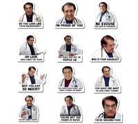 12 PCS Dr Now Fridge Magnet, Dr Now, Fridge Stickers, Funny Kitchen Fridge Magnets, Cute Diet Magnet Fridges, Funny Magnets Fridge Dector for Gifts, Motivational Diet Helper - Classic Quote