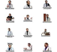 12 PCS Dr Now Fridge Magnets, Dr. Nowzaradan - Why you eat so much, Funny Kitchen Fridge Magnets, Cute Diet Magnet Fridges, Doctor Phrase Magnets Set for Refrigerator & Car Decor