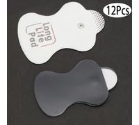 12 Pcs Electrotherapy Long Life Pads Replacement Electrode Pads - Premium Self-adhesive Reusable Massage Replacement Gel Pads Omron Massagers