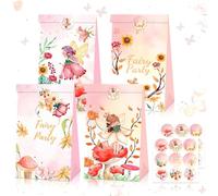 12 PCS Fairy Party Favors Boxes Fairy Mushroom Theme Boxes Wild Mushrooms Supplies Fairy House Party Favors Boxes Bags