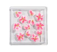 12 Pcs Fashion Nail Charms Resin Rose Camellia Nail Accessories Macnieu Nail Art Lovers Decoration for Fashion Nails