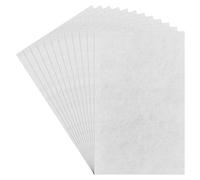 12 Pcs Felt Fabric Sheets, 1mm Thick Soft Felt Sheets for Crafts, 7" x 11" Craft Felt Square for DIY and Sewing Projects, White