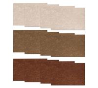 12 Pcs Felt Fabric Sheets, 20 X 30cm Felt Sheets for Crafts, Soft Felts Sheet, Brown Series Colors Felts Sheet for DIY Crafts Sewing Quilting Project Patchwork