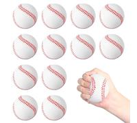 12 Pcs Foam Training Baseballs, Soft Baseballs for Teens, 2.2 in Mini Squeeze Balls for Stress Relief, Sports Balls for Batting and Catching Practice, Ideal for School Rewards and Party Favors