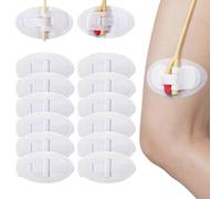 12 Pcs Foley Catheter Stabilization Device, Urinary Leg Bag Catheter Tube Holder Catheter Supplies for PEG/G/Feeding Tube Holder Accessories, Adhesive Catheter Urinary Leg Bags Holder(12)
