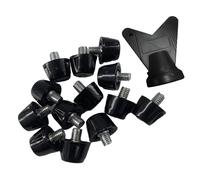 12 PCS Football Boot Spikes Professional Soccer Cleats M5 Replacement Studs with Wrench Track Shoes 10mm