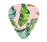 12 Pcs Fresh Banana Leaf Shape Guitar Paddle for Bass Guitar, Electric Guitar, Yukrili Soundtrack