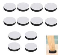12 Pcs Furniture Levellers Shims For Levelling, Self Adhesive Furniture Risers For Sofas Non Slip Bed Leg Raiser, Table Risers, Table Leg Lifters Suitable For Uneven Tables Beds Sofas And Chairs