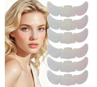 12 Pcs Glitter Freckles Face Tattoo,Multichrome Holographic Speckle Freckle Makeup Patches,Waterproof Cute Star Sparkle Freckles, Temporary Tattoo Stickers for Women