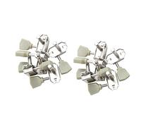 12 Pcs Green Trapezoid Button Guitar Locked String Tuning Pegs Key Tuner Machine Head Guitar Knobs Tuning Keys