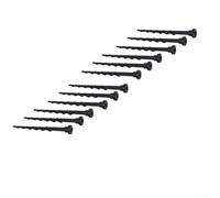 12 Pcs Ground Screws for Robot Mower Charger 13.7cm(Gray)