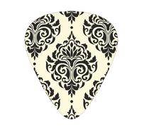 12 Pcs Guitar Asian Elephants Print Picks With Organizer Box,3 Different Thickness,Guitar Accessories(0.46mm,0.71mm,0.96mm)