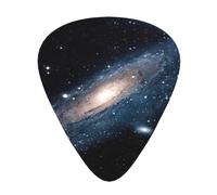 12 Pcs Guitar Galaxy Universe Stars Outer Space Print Picks With Organizer Box,3 Different Thickness,Guitar Accessories(0.46mm,0.71mm,0.96mm)