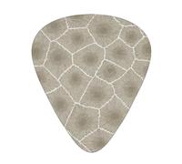 12 Pcs Guitar Petoskey Stone Print Picks With Organizer Box,3 Different Thickness,Guitar Accessories(0.46mm,0.71mm,0.96mm)