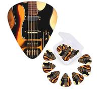 12 Pcs Guitar Picks 3 Different Thickness Guitar Plectrums Instrumental Guitar Guitar Picks Personalized Guitars Bass Pick Electric Guitar Pick with Storage Box Plectrum for Acoustic