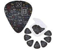 12 Pcs Guitar Picks 3 Different Thickness Guitar Plectrums mathematics and physics Guitar Picks Personalized Guitars Bass Pick Electric Guitar Pick with Storage Box Plectrum for Acoustic
