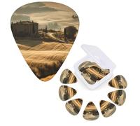 12 Pcs Guitar Picks 3 Different Thickness Guitar Plectrums View of Typical Guitar Picks Personalized Guitars Bass Pick Electric Guitar Pick with Storage Box Plectrum for Acoustic
