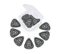 12 Pcs Guitar Picks American Indian Mayan Calendar Plectrums With 3 Thickness For Electric,Acoustic Guitars