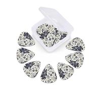 12 Pcs Guitar Picks Asian Japanese Geisha Maneki Scroll Plectrums With 3 Thickness For Electric,Acoustic Guitars