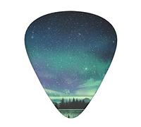 12 Pcs Guitar Picks Celestial Night Sky 3 Different Thicknesses, Classic Triangle, For Acoustic Guitar, Electric Guitar, Bass Guitar