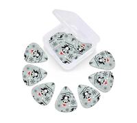 12 Pcs Guitar Picks Christmas Penguin Xmas Tree Plectrums With 3 Thickness For Electric,Acoustic Guitars
