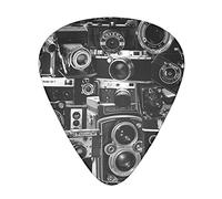 12 Pcs Guitar Picks Cool Camera Collection 3 Different Thicknesses, Classic Triangle, For Acoustic Guitar, Electric Guitar, Bass Guitar